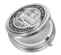 GARVALON Scatola Portaoggetti Per Gioielli Religiosi, Portagioielli Da Viaggio Piccolo e Decorativo, Organizzatore Per Anelli, Collane e Orecchini, Custodia Compatta Per Rosari Per Casa e Regalo