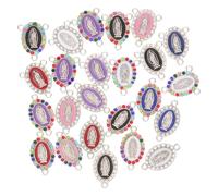 GARVALON Set 24 Ciondoli in Lega Per Gioielli Fai Da Te, Charms a Forma Di Maria Per Collane e Braccialetti, Accessori Creativi Per Creazione Di Gioielli e Regali Per Appassionati Di Artigianato