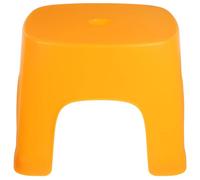 GARVALON Sgabello Per Ragazzo Ragazzo Ragazza Un Gradino Antiscivolo in Plastica Pvc Sgabello Per Bagno e Wc Per Uso Domestico Sicuro e Resistente Adatto Per e Adulti Colore Giallo