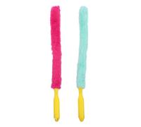 GARVALON Spazzole per Pulizia Strumenti Musicali Stili multipli Guzheng 2 Pezzi Setole in Peluche e Manico in Abs senza Danneggiare la Superficie per Rimozione Polvere Colore Casuale