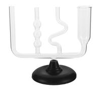 GARVALON Strumento di Laboratorio di Fisica per Scuola Media, Dimostratore Pressione e Velocità dei Fluidi Trasparente, Apparecchiature Didattiche per Esperimenti di Meccanica Fluidi