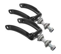 GARVALON Supporto Forcella Ruota Anteriore in Acciaio per Sedia a Rotelle 7-8 Pollici Set 2 Pezzi Cuscinetto Accessorio per Migliorare Manovrabilità e Flessibilità in Colore Casuale