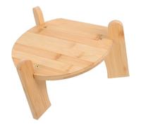 GARVALON Supporto in Bamboo per Dispenser Bevande con Base Robusta e Stabile Rialzo per Barattoli e Brocche con Rubinetto per Feste e Uso Domestico