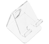 GARVALON Supporto per Telefono Cellulare Acrilico Trasparente da Tavolo Supporto Stabile per Cellulare per Scrivania e Comodino Superficie Liscia Bordo Arrotondato per Visione Film e