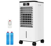 Garvee 3 in 1 Climatizzatore Portatile - Raffrescatore, Ventilatore, Umidificatore - Serbatoio 7L, Timer 12h, Oscillazione 120°, Telecomando, Silenzioso, Efficiente, per Camera da Letto e Soggiorno,