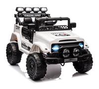 Garvee Auto elettrica da 12 V, per bambini, auto elettrica a 3 marce, 2 modalità di funzionamento, con telecomando da 2,4 G, luci a LED, musica e clacson, auto elettrica per bambini dai 3 anni in su
