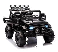 Garvee Auto elettrica da 12 V, per bambini, auto elettrica a 3 marce, 2 modalità di funzionamento, con telecomando da 2,4 G, luci a LED, musica e clacson, auto elettrica per bambini dai 3 anni in su