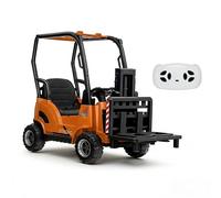 Garvee Camion Elevatore Elettrico Per Bambini 12V, Batteria Longwei 4,5AH + Caricatore Shenle 12V500MA, Con Tettuccio, Materiali Ecologici, Certificazione CE, Arancione