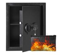 Garvee Cassaforte Sicuro Pittura Murale - Acciaio Robusto, Ignifugo & Impermeabile - Doppia Chiave e Blocco Digitale - Ideale Argento, Gioielli, Documenti, Passaporti - Dimensione FD-2535HC 420×350×