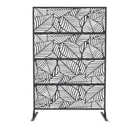 Garvee Con Schermo Divisorio in Metallo Autoportante Per Giardino 180x117 cm - Resistente Alle Intemperie, Resistente Alla Ruggine, Design Moderno a Spirale, Ideale Per Patio, Balcone, Prato e Aiuole