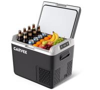 Garvee Frigorifero per auto, 18 l, compressore elettrico portatile, congelamento rapido, da 20 °C a 20 °C, 12/24 V