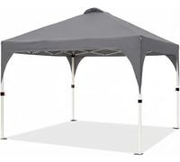 Garvee Padiglione Pieghevole Commerciale 3x3M, Finestra Per Chiesa Europea, Centro Di Bloccaggio, Tessuto Oxford 150D, Altezza Soffitto 270 cm, Bloccaggio Senza Tende