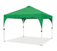 Garvee Padiglione Pieghevole Commerciale 3x3M, Finestra Per Chiesa Europea, Centro Di Bloccaggio, Tessuto Oxford 150D, Altezza Soffitto 270 cm, Bloccaggio Senza Tende