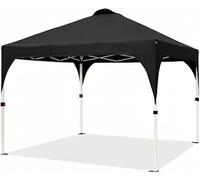 Garvee Padiglione Pieghevole Commerciale 3x3M, Finestra Per Chiesa Europea, Centro Di Bloccaggio, Tessuto Oxford 150D, Altezza Soffitto 270 cm, Bloccaggio Senza Tende