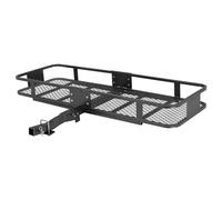 Garvee Portapacchi Posteriore per Auto e SUV - Acciaio Nero Resistente, Portabagagli da Gancio Traino 200 lb, Compatibile Attacco 2", Ideale per Viaggi, Campeggio, Trasporto