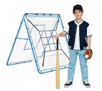 Garvee Rete di Rimbalzo per Baseball e Softball - 5x4ft con 9 Zone e Angolo Regolabile - Ideale per Allenamento Multisport - Perfetta per Giardino e Squadre