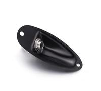 Garvee Set Parti Ricambio Professionali per Chitarra Elettrica - Roller String Tree, Retainer, Piastra Manico, Piastra Jack - Accessori Essenziali, Installazione Facile - 3 Pezzi (Nero)