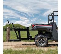 Garvee Sollevatore Manuale 1 Punto 76,5 Cm Acciaio Heavy Duty Per ATV UTV | Attacco Ricevitore 2", Altezza Regolabile, Inclinazione ±50°, Compatibile Con Aratro, Coltivatore E Box