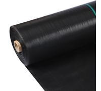 Garvee Telo Pacciamatura Professionale 0,91x91,4m, Tessuto Anti Erbacce 81g/m² in Polipropilene Intrecciato, Barriera per Erbacce ad Alta permeabilità con Protezione UV, Ideale per Orto e Giardino