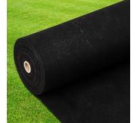 Garvee Telo Pacciamatura Professionale 1,22x91,44m, Tessuto Non Tessuto Agugliato 164g/m² Extra Resistente, Barriera Anti Erbacce Geotessile con Protezione UV e Alta permeabilità per Orto e Giardino