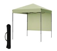 Garvee Tende Pieghevole 2,2x2,2m, Montaggio Facile, Impermeabile, Protezione UV, Altezza Regolabile, con Borsa, Sacchetti di Sabbia, Perfetto per Terrazza, Campeggio, Eventi, Verde Chiaro