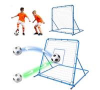 GarveeHome 11x8 ft Volleyball Practice Net System - Adjustable Height 6.5-8 ft, Heavy-Duty Freestanding Training Net for Serve/Pass/Spike, Quick Setup w/Carry Bag