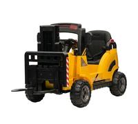 GarveeHome Carrello Elevatore Elettrico Da 12V Per Bambini - Forche e Pallet Sollevabili, 2 Velocità, Musica, USB/MP3, Telecomando i Genitori, Veicolo Sicuro Dai 3 Anni in Su, Carrello Giocattolo