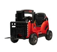 GarveeHome Carrello Elevatore Elettrico Da 12V Per Bambini - Forche e Pallet Sollevabili, 2 Velocità, Musica, USB/MP3, Telecomando i Genitori, Veicolo Sicuro Dai 3 Anni in Su, Carrello Giocattolo