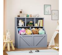 GarveeHome Organizer per giocattoli per bambini, libreria e giocattoli per bambini, libreria per bambini, organizer per giocattoli per la camera dei bambini, stanza dei giochi, camera da letto, asilo
