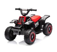 GarveeHome Quad Elettrico per Bambini 6 V, Auto Elettrica per Bambini con LED e Musica, 1,8 Km/h con Clacson, Avviamento con Un Pulsante, Lungo Raggio, ATV per Bambini Oltre 3 Anni