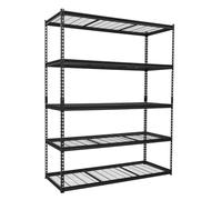 GarveeHome Scaffalatura per garage, 5 ripiani, resistente, 152,4 x 61 x 198,1 cm (lunghezza x larghezza x altezza), ripiani in metallo per garage, cucina, dispensa, cantina, lavanderia, facile da