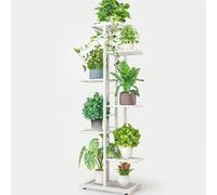 GarveeHome Scaffale per fiori in metallo, a 7 piani, per piante, per interni, giardino, balcone