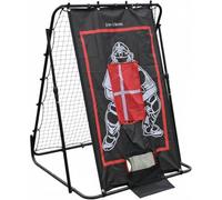 GarveeLife Rete di rimbalzo da baseball 2 in 1, con angolo regolabile, dispositivo di allenamento per softball, calcio, pallavolo (nero + rosso)