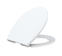 GarveeTech ZPPHO_16EXDA3YU26W3x - Sedile WC a rilascio lento e attacco rapido, in plastica e paraurti antiscivolo, chiusura silenziosa, facile da installare e pulire, non si allenta mai, bianco,