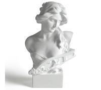 Garwor Busto della dea greca Artemide, altezza 15,2 cm, decorazione per la casa per librerie, camera da letto, divisorio, soggiorno