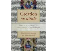 Gary A. Anderson Creation Ex Nihilo (Tascabile)