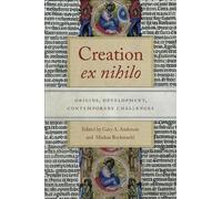 Gary A. Anderson Creation Ex Nihilo (Tascabile)