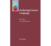 Gary Barkhuizen Rod Ellis Analysing Learner Language (Tascabile)