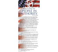 Gary Bergel 30 Ways to Pray for People in Authority 50-Pac (Shrink-wrapped pack)