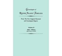 Gary Boyd Ed Ro Genealogies of Rhode Island Families from the New En (Tascabile)