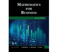 Gary Bronson Richard Bronson Maureen Ki Mathematics for Busin (Copertina rigida)