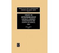 Gary D. Libecap Issues in Entrepreneurship (Copertina rigida)