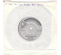 Gary Glitter - GARY GLITTER I Love You Love Me Love 7" vinyl Large centre hole