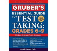 Gary Gruber Gruber's Essential Guide to Test Taking: Grades 6-9 (Tascabile)