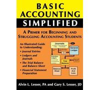 Gary Lesser Alvin Lesser Basic Accounting Simplified (Copertina rigida)
