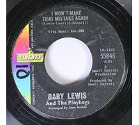 Gary Lewis and the Playboys 45 RPM Gary Lewis and the Playboys / She's Just My Style