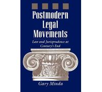 Gary Minda Postmodern Legal Movements (Tascabile)
