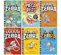 Gary Northfield Collection 6 Books Set (Mighty Mega Pets Freaky Food Fiasco, Julius Zebra Rumble with the Romans!, Battle with the Britons, Entangled with the Egyptians & More)