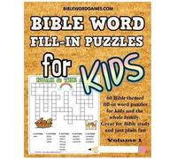 Gary W Watson Bible Word Fill-in Puzzles for Kids Vol.1 (Tascabile)