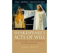 Gary Watt Shakespeare's Acts of Will (Tascabile)